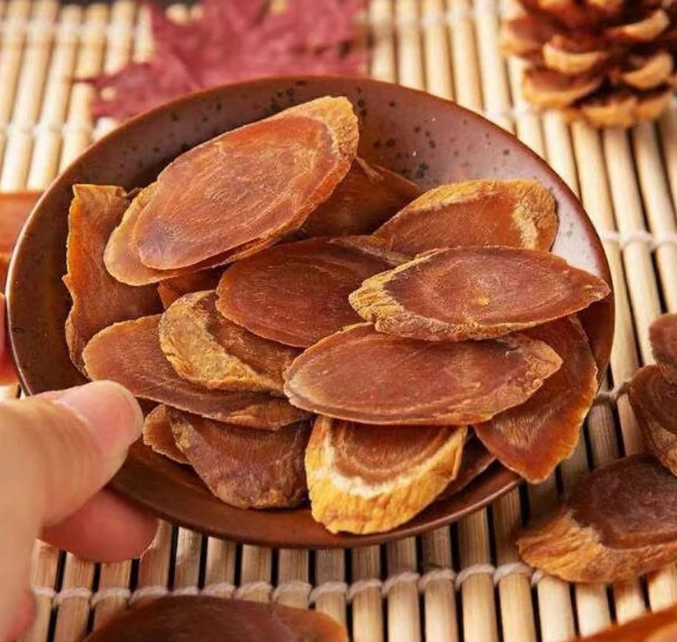 Organic 8 Years Top Quality Big Red Ginseng Roots Slice Red Panax Ginseng Roots Slice