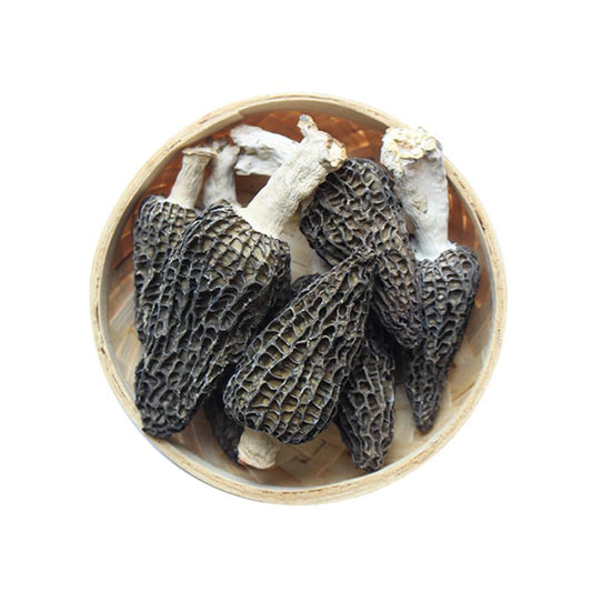 100g yang du jun Bulk Dried Mushroom Black Morel Morchella deliciosa