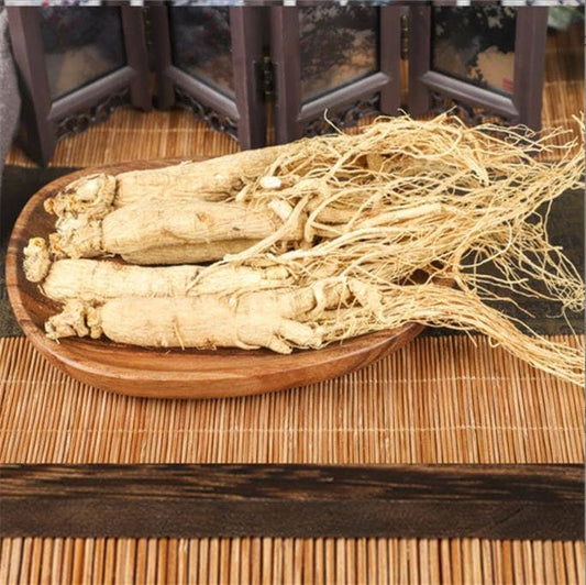 Top Quality 250g White Ginseng Root 10 Years Dry Ginseng Root 250g for 6~7 pieces