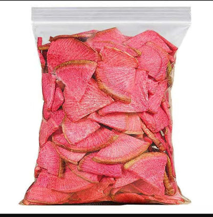 500g red radish, 500g green radish and 1.5kg okra