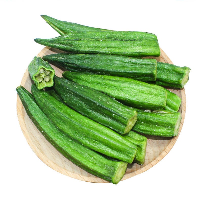500g red radish, 500g green radish and 1.5kg okra