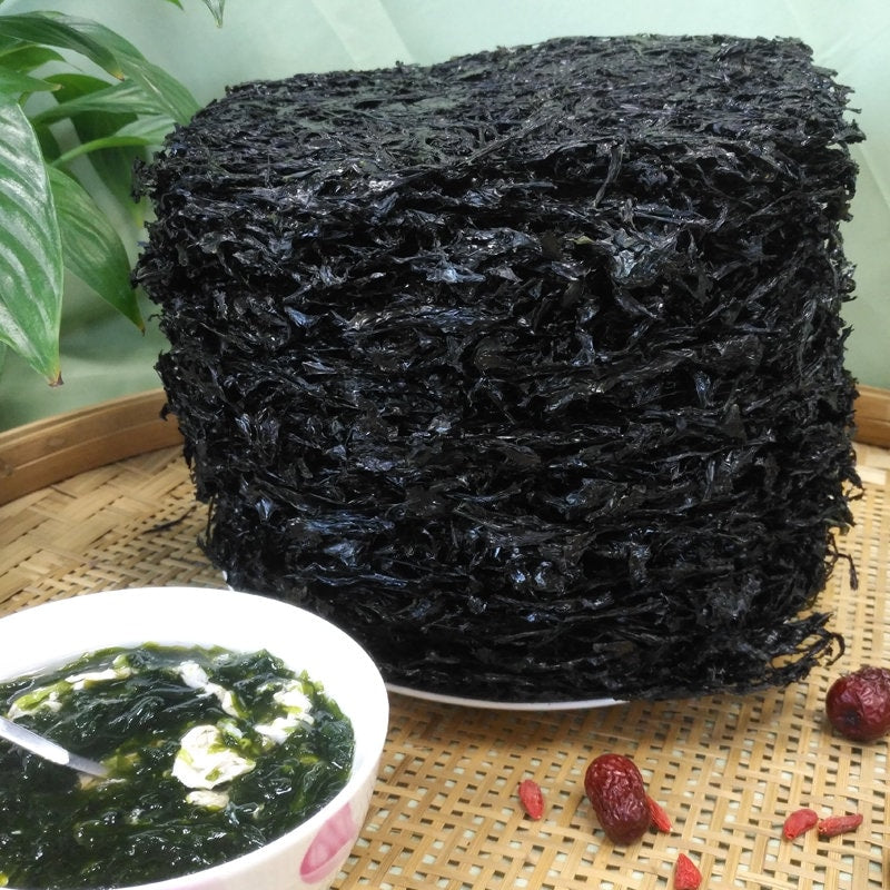 180g Dried Seaweed Laver Calcium Soup Stock Nutricious Delicious, Zi Cai