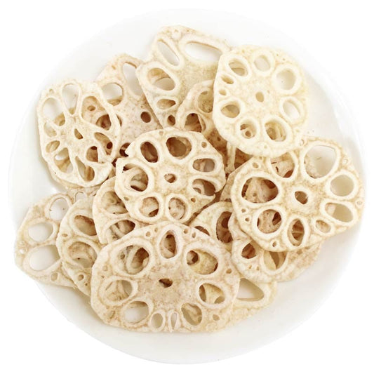 250g Dried Vegetables Lotus Root Slice Chips, Crispy Vegetarian Diet