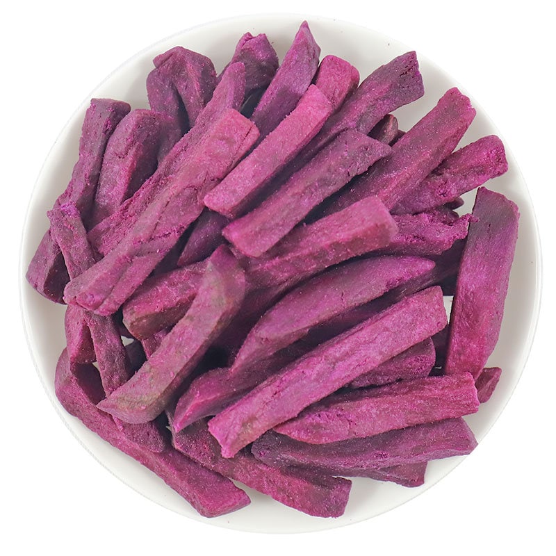 250g Dried Vegetables Purple Sweet Potato Chips, Dried Sweet Snack