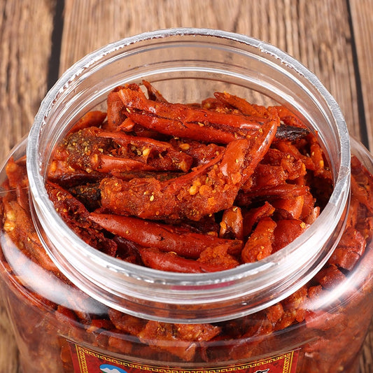 210g*2Cans Dried Pepper Chili Crispy Thai Snack Seasoning Delicious Yummy, Xiang La Cui