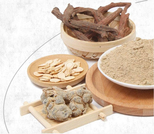 100% Pure San Bao Fen for American Ginseng Powder, Salvia Miltiorrhiza Powder, Notoginseng Powder Mixed 300g